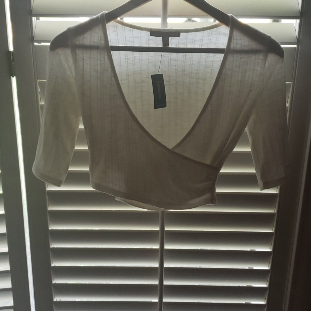 Ribbed crop top